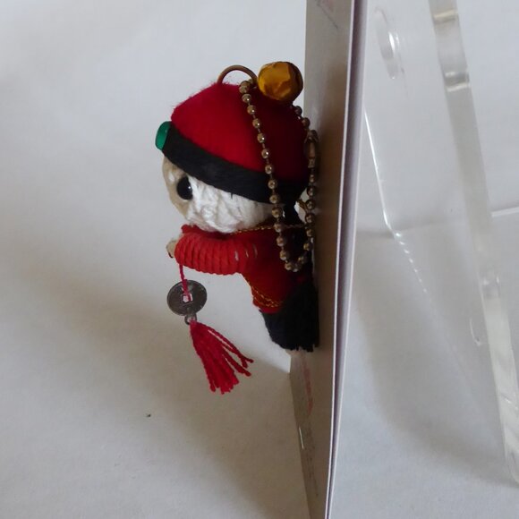 NWT 2009 JOHN HINDE WATCHOVER VOODOO DOLL LUCKY KEYCHAIN - Picture 10 of 14